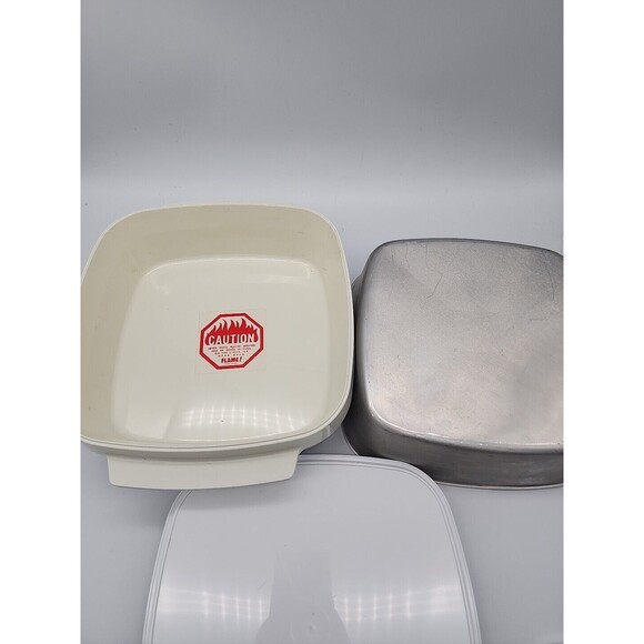 Vintage Thermo Serv Insulated Serving Casserole Vegetable Dish Floral Audry 1984 - Picture 12 of 12